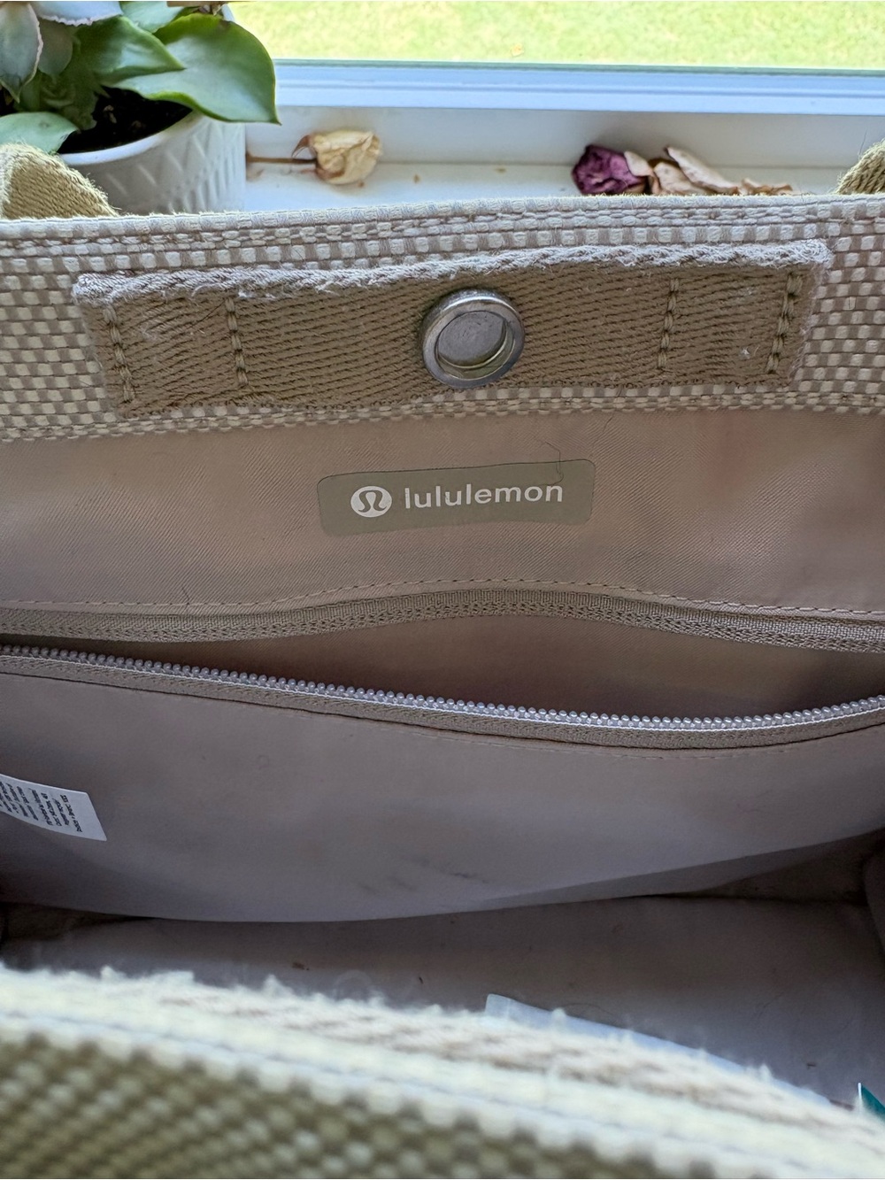 lululemon athletica Tan Canvas Tote with Shoulder Strap - Picture 3 of 3